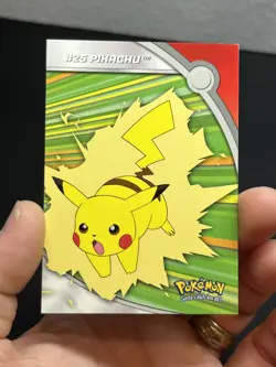 Pikachu Topps Pokemon TV Animation Edition Series 3 Heroes & Villains #HV6 - Image 1