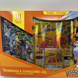 Pokemon TCG Reshiram & Charizard GX Premium Collection Box New/Factory Sealed - Image 5