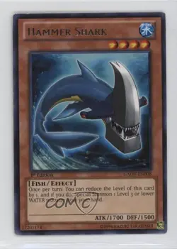Hammer Shark 1st Ed. YuGiOh Galactic Overlord #GAOV-EN008 - Image 1