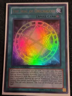 The Seal of Orichalcos - LC03-EN001 - Ultra Rare - Limited Edition LP YuGiOh! L - Image 1