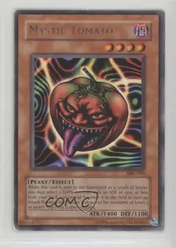 Mystic Tomato (R) Unlimited YuGiOh Magic uler Booster #MRL-094 2002 - Image 1