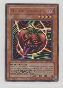 Mystic Tomato (R) Unlimited YuGiOh Magic uler Booster #MRL-094 2002 - Image 1