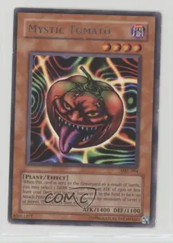 Mystic Tomato (R) Unlimited YuGiOh Magic uler Booster #MRL-094 2002 - Image 1