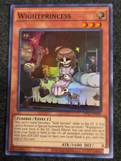 OP25-EN006 Wightprincess Super Rare Unlimited Edition NM Yugioh Card - Image 1