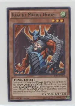 Koa'ki Meiru Doom (R) 1st Ed. YuGiOh Battle Pack 3: Monster League #BP03-EN058 - Image 1