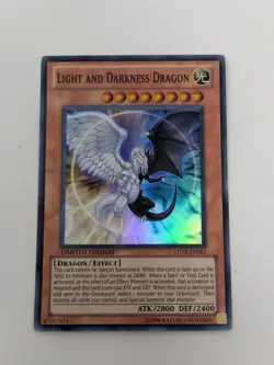 Yugioh! Light and Darkness Dragon - STOR-ENSE1 Limited Edition Super Rare VLP-LP - Image 1