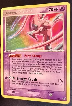 Deoxys 17/107 2005 EX Deoxys Set Pokemon Card Nintendo Non Holo Rare - VLP - Image 2
