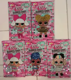 5 LOL Surprise Dance Off Card Game Packs Sealed - Image 1