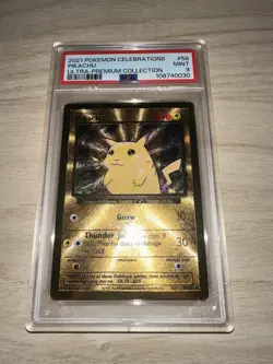 2021 Pokemon Celebrations Pikachu Ultra-Premium Collection Mint Card - Image 1