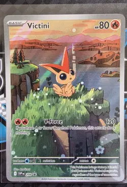 Pokemon Victini SVP 208 Black Bolt White Flair PROMO Card 2025 New NM - Image 1