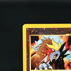 Pokemon TCG Card WoTC Entei Black Star Promo 34 Reverse Holo SWIRL 2001 - P2 - Image 4