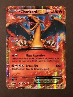 Pokemon TCG Charizard EX XY17 Holo Ultra Rare Black Star Promo Card - Image 1