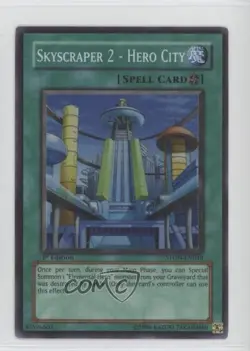 Skyscraper 2 - Hero City (Super Rare) 1st Ed. YuGiOh Strike of the Neos 2007 0o9 - Image 1