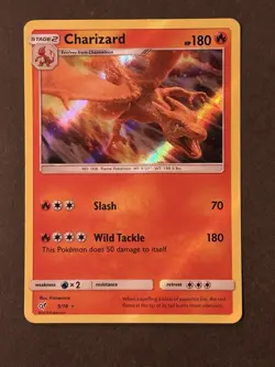 Pokemon TCG Charizard Holo Rare Card 5/18 Detective Pikachu Series - Image 1