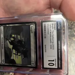 NAZGUL Graded CGC 10: MtG Magic card; LTR 332, Tolkien, Ring Tempts, wraith - Image 4