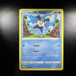 Galarian Mr. Mime 030/159 - Crown Zenith - Common - Pokemon Card TCG - Image 1