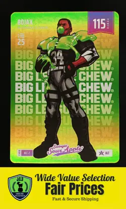 2025 BoBA NSCC 2025 Big League Chew Swingin' Sour Apple Bojax #BLC-2 Card - Image 1