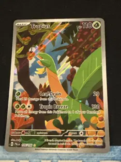Pokemon Card Tropius 195/193 Illustration Rare Paldea Evolved Holo Rare - Image 1