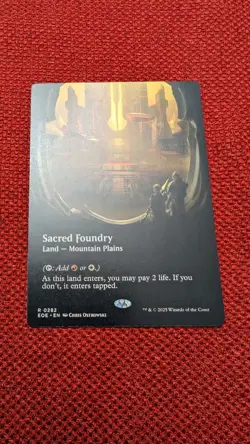 MTG - Sacred Foundry (Borderless) Edge of Eternities Regular - NM - Image 1