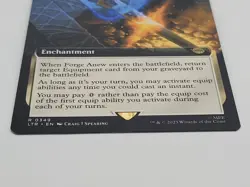 Forge Anew (Extended Art) #349 (NM) Lord of the Rings LTR Magic MTG - Image 2