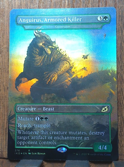 MTG🎇 Anguirus, Armored Killer - Gemrazer Ikoria: Lair of Behemoths FOIL NM/LP❤ - Image 1