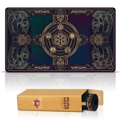 Dragon Blast Playmat Stitched Edge TCG Mat for MTG YuGiOh Card Game Accessory - Image 1