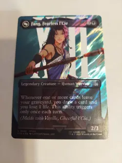 MTG Magic the Gathering SURGE FOIL Fang, Fearless l’Cie Borderless FIN! 💎 0526 - Image 1