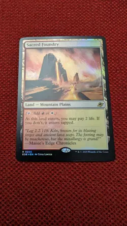 Sacred Foundry Rare Foil MTG Edge Of Eternities #256 NM - Image 1