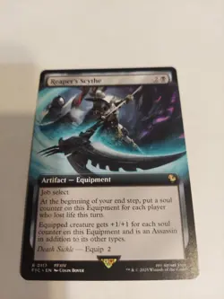 MTG Final Fantasy - Reaper's Scythe (Extended Art Regular) R 0117 FIC - Image 1