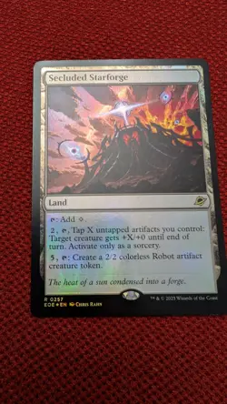 x1 Secluded Starforge - Foil R MTG Edge of Eternities M/NM, English - Image 1