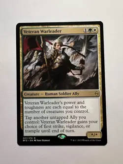 Veteran Warleader - MTG Battle for Zendikar - NM - Image 1