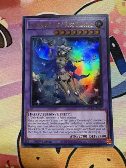 Yugioh Gem-Knight Lady Rose Diamond MP24-EN157 Ultra Rare 1st Edition - Image 1