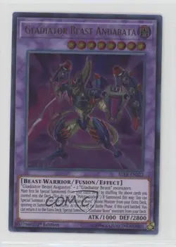 Gladiator Beast Andabata 1st Ed. YuGiOh Battles of Legends: Light's Revenge - Image 1