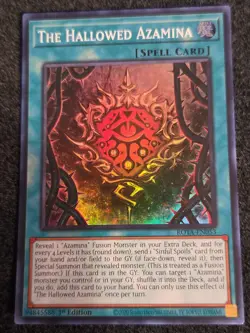 Yugioh The Hallowed Azamina ROTA-EN053 Super Rare 1st Ed NM - Image 1
