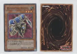 Rampaging Rhynos Unlimited YuGiOh Cyberdark Impact #CDIP-EN031 2006 0b5 - Image 3