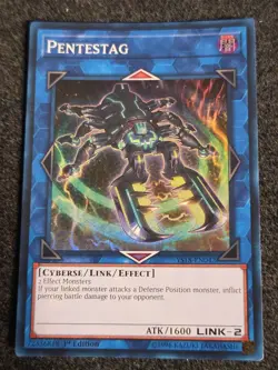 Yugioh! VLP Pentestag - YS18-EN042 - Super Rare - 1st Edition Lightly Played - Image 1