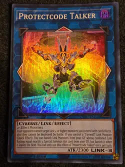 Yugioh Protectcode Talker CYAC-EN048 Super Rare 1st Ed NM - Image 1