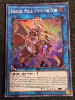 Yugioh! Zerrziel, Ruler of the Evil Eyed - MP20-EN236 - Super Rare - 1st Edition - Image 1