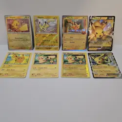 Pokemon TCG Trading Card Game Pikachu Cards Lot Of 8 Mp-Nm - Image 1