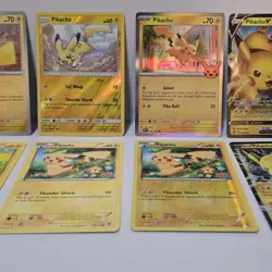 Pokemon TCG Trading Card Game Pikachu Cards Lot Of 8 Mp-Nm - Image 2