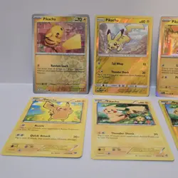 Pokemon TCG Trading Card Game Pikachu Cards Lot Of 8 Mp-Nm - Image 3