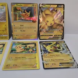 Pokemon TCG Trading Card Game Pikachu Cards Lot Of 8 Mp-Nm - Image 4