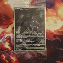 MEWTWO SVP 052 Scarlet Violet 151 Promo Illustration Rare Pokemon Card SEALED - Image 1