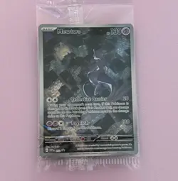 MEWTWO SVP 052 Scarlet Violet 151 Promo Illustration Rare Pokemon Card SEALED - Image 1