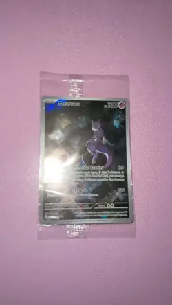MEWTWO SVP 052 Scarlet Violet 151 Promo Illustration Rare Pokemon Card SEALED - Image 2