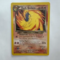 Dark Quilava 39/105 Neo Destiny Set Rare Vintage 2000 Pokemon Card - LP dd - Image 1