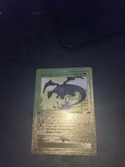 Shining Charizard 107/105 Gold Card Pokemon Card 1st Edition Neo Destiny TCG VGC - Image 2