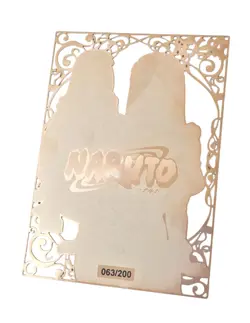 Waifu Anime Cards TCG | Naruto - Hinata [ METAL CARD ] limited 063/200 ~ Hentai - Image 3