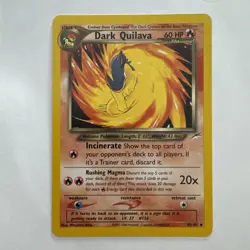 Dark Quilava 39/105 Neo Destiny Set Rare Vintage 2000 Pokemon Card - VLP dd - Image 1