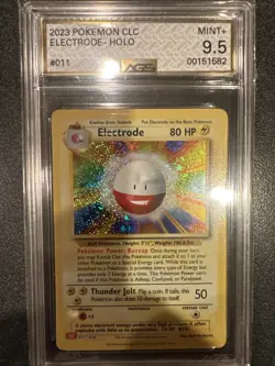 Pokemon 2023 Classic Collection Electrode Holo Card 011/034 CLC Promo AGS 9.5 - Image 1